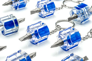 short flathead screwdriver key chain key ring product photograph photo housewares tools outdoors safety camping&nbsp; 