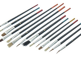 14 piece brush set brushes hobby housewares artist professional painting arts ceramic ceramics crafts craft accessories product photograph photo