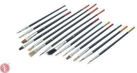 14 piece brush set brushes hobby housewares artist professional painting arts ceramic ceramics crafts craft accessories product photograph photo